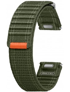 Samsung tygband (Medium, M/L) ET-SVL31LKEG för Galaxy Watch7 | Klockarmband, tygrem, kardborreknäppning, hög, grön