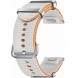 Samsung Athleisure Band (M/L) ET-SOL31LSEG för Galaxy Watch7 | Klockarmband, sportarmband, resår, silver