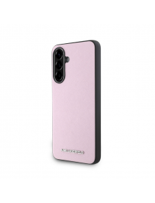 Karl Lagerfeld PU Saffiano metalllogofodral för Samsung Galaxy A56 Rosa