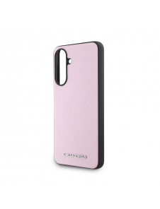 Karl Lagerfeld PU Saffiano metalllogofodral för Samsung Galaxy A56 Rosa