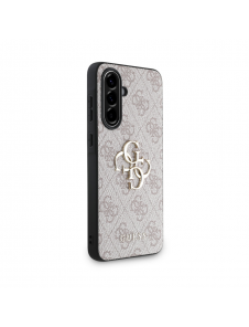 Guess PU 4G metalllogofodral för Samsung Galaxy A56 Rosa