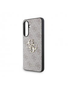Guess PU 4G metalllogofodral för Samsung Galaxy A56 Rosa