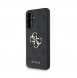 Guess PU 4G metalllogofodral för Samsung Galaxy A56 Grå