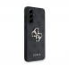 Guess PU 4G metalllogofodral för Samsung Galaxy A56 Grå