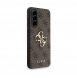 Guess PU 4G metalllogofodral för Samsung Galaxy A56 Brun