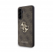 Guess PU 4G metalllogofodral för Samsung Galaxy A36 Brun