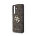 Guess PU 4G metalllogofodral för Samsung Galaxy A36 Brun