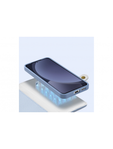 Dux Ducis Lawa Läderfodral för Samsung Galaxy S25+ med avtagbar magnetisk plånbok - Blå