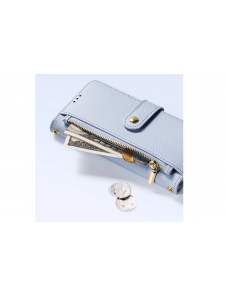 Dux Ducis Lawa Läderfodral till Samsung Galaxy S25 Ultra med avtagbar magnetisk plånbok - Blå