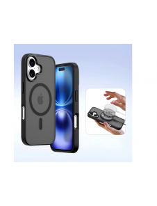 Dux Ducis Lawa Läderfodral till iPhone 16 - Svart