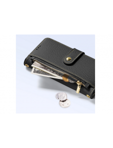 Dux Ducis Lawa Läderfodral till iPhone 16 - Svart