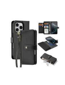 Dux Ducis Lawa Läderfodral till iPhone 16 Pro Max - Svart