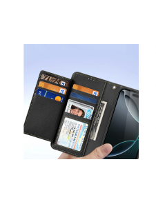Dux Ducis Lawa Läderfodral till iPhone 16 Pro Max - Svart