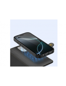 Dux Ducis Lawa Läderfodral till iPhone 16 Pro - Svart