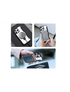 Dux Ducis Skin X Pro iPhone 16 Pro Fodral med MagSafe, Flip och Stativ - Svart