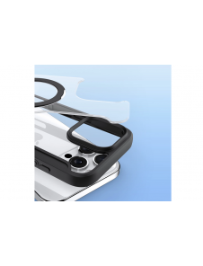 Dux Ducis Skin X Pro iPhone 16 Pro Fodral med MagSafe, Flip och Stativ - Svart