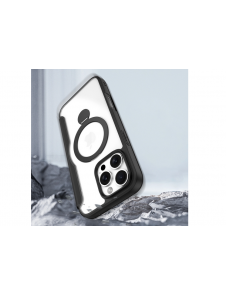 Dux Ducis Skin X Pro iPhone 16 Pro Fodral med MagSafe, Flip och Stativ - Svart