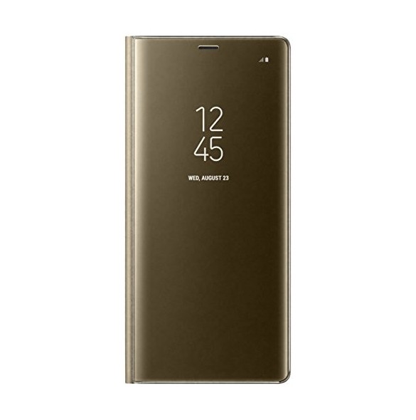 Samsung EF-ZN950CFE Clear View Case Till N950 Galaxy Note 8 - Guld