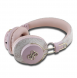 Guess PU 4G metalllogotyp ENC trådlös hörlur Rosa