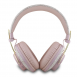 Guess PU 4G metalllogotyp ENC trådlös hörlur Rosa