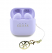 Guess Classic Logo Charm TWS Trådlösa hörlurar Lila