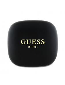 Guess Satin Classic Logo OWS trådlösa hörlurar Svart