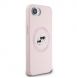 Karl Lagerfeld flytande silikon K&CH Heads MagSafe-fodral till iPhone 16e Rosa