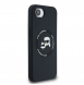 Karl Lagerfeld flytande silikon K&CH Heads MagSafe-fodral till iPhone 16e Svart