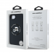 Karl Lagerfeld flytande silikon K&CH Heads MagSafe-fodral till iPhone 16e Svart