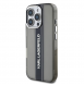 Karl Lagerfeld IML Stripe Logo Fodral till iPhone 16 Pro Max Svart