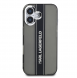 Karl Lagerfeld IML Stripe Logo Fodral till iPhone 16 Svart