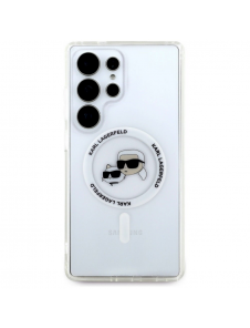 Karl Lagerfeld IML K&CH Heads MagSafe Fodral till Samsung Galaxy S25 Ultra Transparent