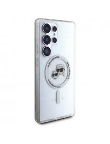 Karl Lagerfeld IML K&CH Heads MagSafe Fodral till Samsung Galaxy S25 Ultra Transparent