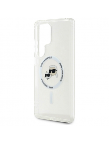 Karl Lagerfeld IML K&CH Heads MagSafe Fodral till Samsung Galaxy S25 Ultra Transparent