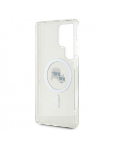 Karl Lagerfeld IML K&CH Heads MagSafe Fodral till Samsung Galaxy S25 Ultra Transparent