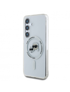 Karl Lagerfeld IML K&CH Heads MagSafe Fodral till Samsung Galaxy S25+ Transparent