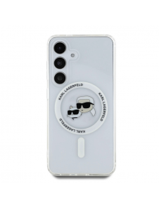 Karl Lagerfeld IML K&CH Heads MagSafe Fodral till Samsung Galaxy S25+ Transparent
