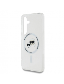 Karl Lagerfeld IML K&CH Heads MagSafe Fodral till Samsung Galaxy S25+ Transparent