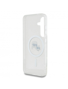 Karl Lagerfeld IML K&CH Heads MagSafe Fodral till Samsung Galaxy S25 Transparent