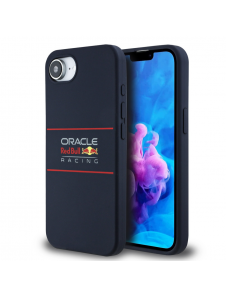 Red Bull Silikon horisontell logotyp MagSafe för iPhone 16e Navy