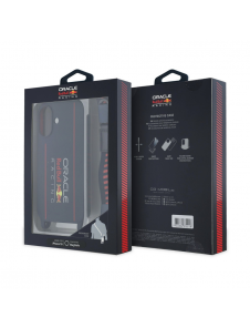 Red Bull Silikon Vertikal Logo MagSafe Fodral + Crossbody-rem för iPhone 16 Navy