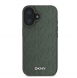 DKNY PU Läder Grid Pattern Magsafe Fodral till iPhone 16 Grön
