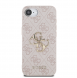 Guess PU 4G metalllogofodral för iPhone 16e Rosa