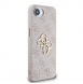 Guess PU 4G metalllogofodral för iPhone 16e Rosa