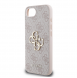 Guess PU 4G metalllogofodral för iPhone 16e Rosa
