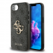 Guess PU 4G metalllogofodral för iPhone 16e Grå