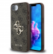 Guess PU 4G metalllogofodral för iPhone 16e Brun
