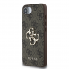 Guess PU 4G metalllogofodral för iPhone 16e Brun