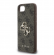Guess PU 4G metalllogofodral för iPhone 16e Brun