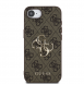 Guess PU 4G metalllogofodral för iPhone 16e Brun